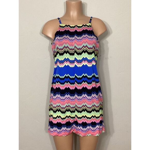 New. PILYQ chevron dress/coverup. Normally $154. M/L￼ - Picture 9 of 16
